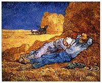 Noon: Rest From Work by Vincent Van Gogh